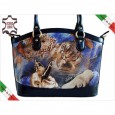 8787 Tasche ST. TIGRE CRIS BLU von Gilda Tonelli