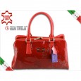 7350 rosso laser Italienische Damen Handtasche