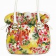 Gilda Tonelli Tasche 1255 BORSA ST FIORI T bianco